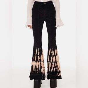 Corduroy flare pants